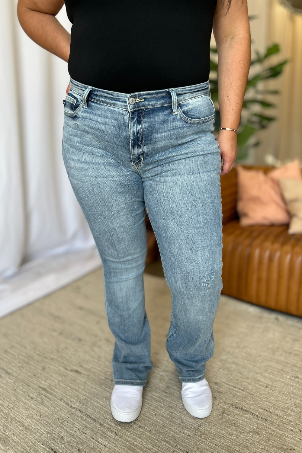 Medium Rise Bootcut Jeans