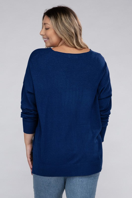 Sydney Front Seam Sweater Plus