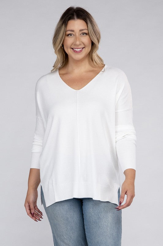 Sydney Front Seam Sweater Plus