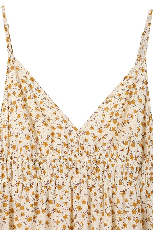 Sunshine Floral Tank Dress