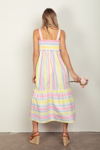 Delilah Striped Woven Cami Dress