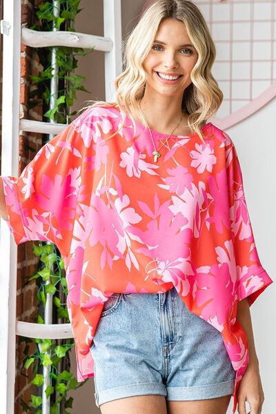 Krisha Round Neck Half Sleeve Blouse