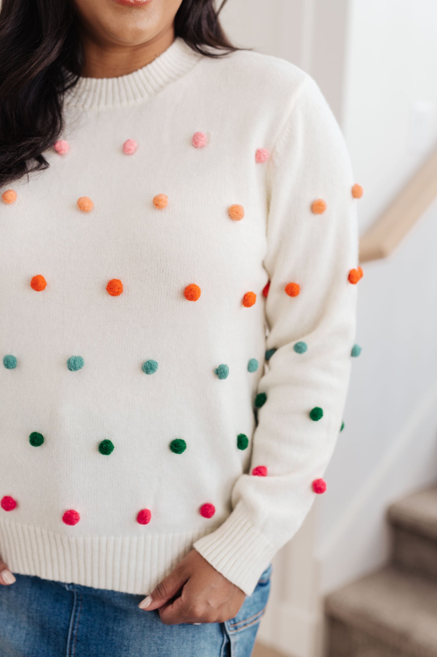 Candy Buttons Sweater