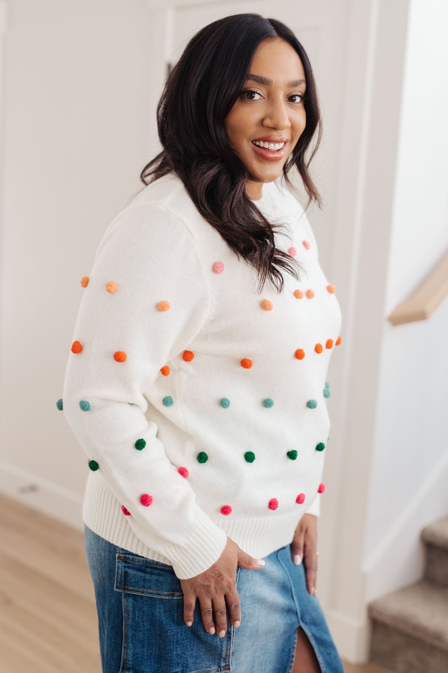 Candy Buttons Sweater