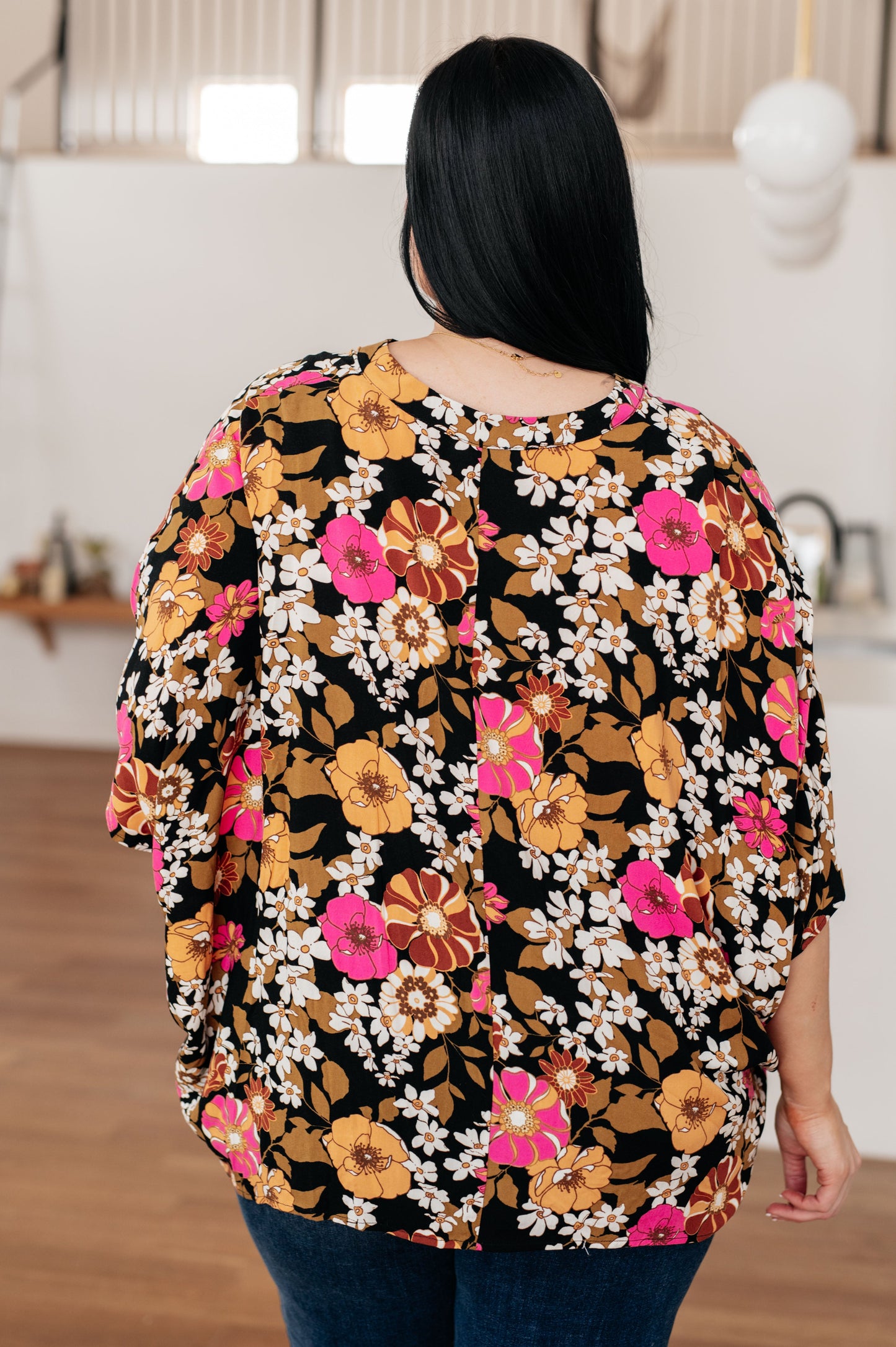 Admina Floral Print Top