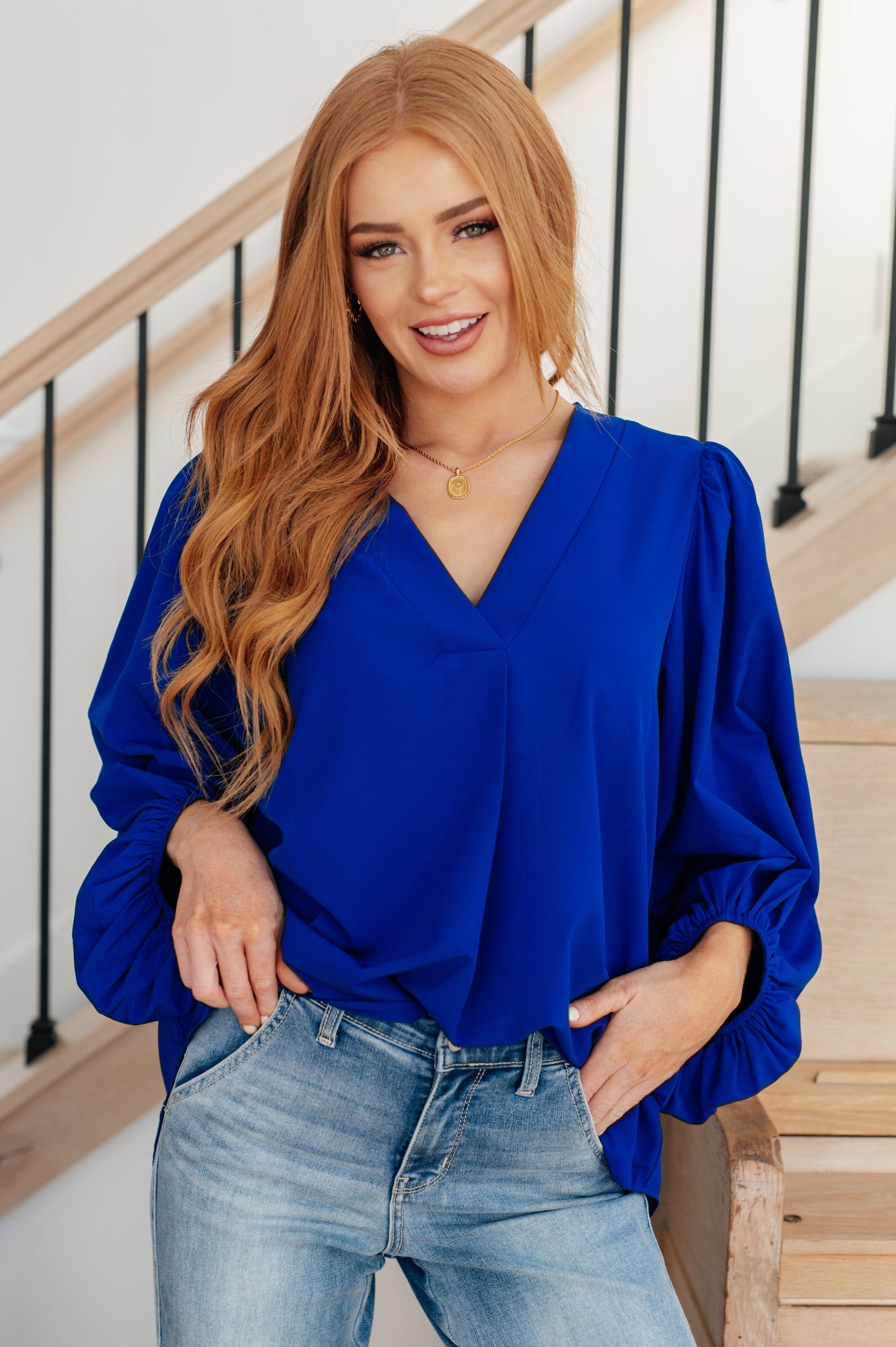 Amelie Balloon Sleeve Top